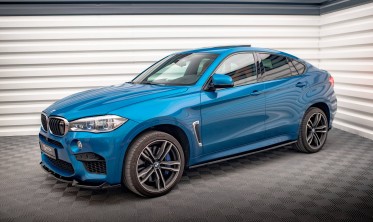 Тюнинговые боковые накладки на пороги BMW X6 M F86 фото