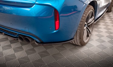 Боковые тюнинг накладки заднего бампера BMW X6 M F86 фото