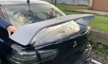 Спойлер багажника Mitsubishi Lancer X стиль EVO фото