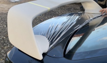 Спойлер багажника Mitsubishi Lancer X стиль EVO фото
