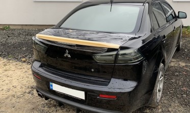 Спойлер багажника Mitsubishi Lancer X стиль Ducktail фото