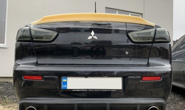 Спойлер багажника Mitsubishi Lancer X стиль Ducktail фото