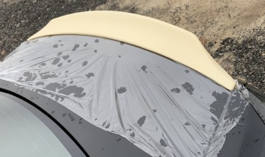 Спойлер багажника Mitsubishi Lancer X стиль Ducktail фото