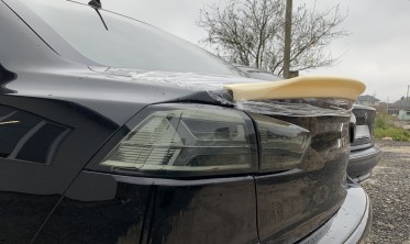 Спойлер багажника Mitsubishi Lancer X стиль Ducktail фото