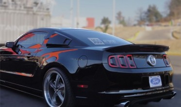 Спойлер багажника Ford Mustang (2010-2014) стиль GT500 с закрылком фото
