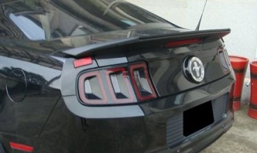Спойлер багажника Ford Mustang (2010-2014) стиль GT500 із закрилком фото