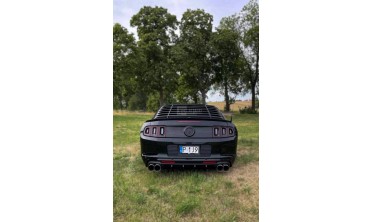 Дифузор заднього бампера Ford Mustang V6, GT (2013-2014) стиль Shelby фото
