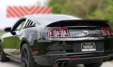 Дифузор заднього бампера Ford Mustang V6, GT (2013-2014) стиль GT500 фото