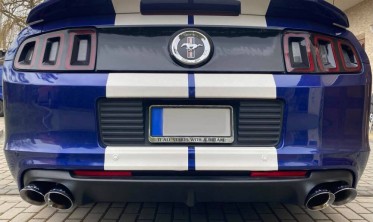 Дифузор заднього бампера Ford Mustang V6, GT (2013-2014) стиль GT500 фото