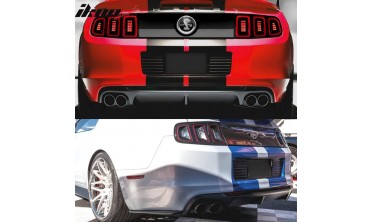 Дифузор заднього бампера Ford Mustang V6, GT (2013-2014) стиль GT500 фото