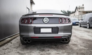 Дифузор заднього бампера Ford Mustang V6, GT (2013-2014) стиль GT500 фото