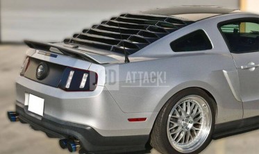 Накладка (жалюзи) на заднее стекло Ford Mustang 2005-2014 Ik style  фото