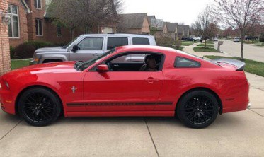 Спойлер багажника Ford Mustang (2010-2014) Ducktail Style фото