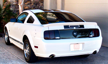 Спойлер багажника Ford Mustang (2005-2009) стиль GT500 фото