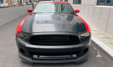 Алюминиевый капот Ford Mustang (10-12 GT500, 13-14 все) GT500 SHELBY style фото