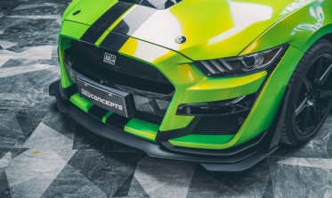 Алюминиевый капот Ford Mustang (2015-2017 V6, GT, Ecoboost) GT500 style фото