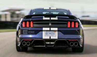 Спойлер багажника Ford Mustang стиль GT500  фото