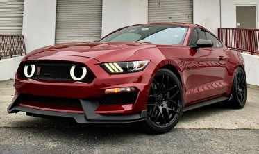 Тюнинговый бампер передний Ford Mustang (2015-2017) MACH1 style фото