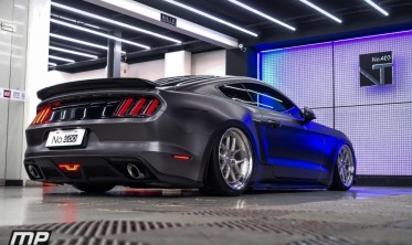 Диффузор заднего бампера Ford Mustang (2015-2017) GT350 style фото