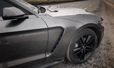 Алюминиевые крылья Ford Mustang (2015-2017 V6, GT, Ecoboost) GT350 стиль фото