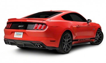 Бампер задній Ford Mustang з дифузором у стилі GT350 фото
