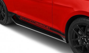 Накладки на пороги Ford Mustang в стиле  фото