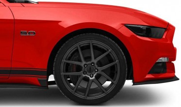 Передние накладки на пороги Ford Mustang в стиле GT350 фото