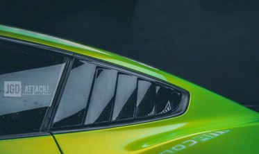 Накладки-жалюзи на боковые окна Ford Mustang фото