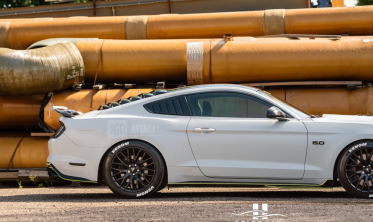 Накладки-жалюзи на боковые окна Ford Mustang фото