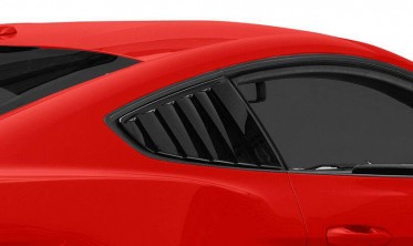 Накладки-жалюзи на боковые окна Ford Mustang фото