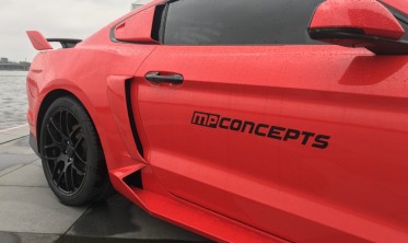 Накладки на задние крылья Ford Mustang (2015-2021) тип 2 фото