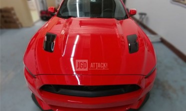 Повітрозабірники-зябра на капот Ford Mustang (2015-2017) фото