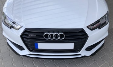 Спойлер переднього бампера Audi A4 B9 S-line із 3 частин фото