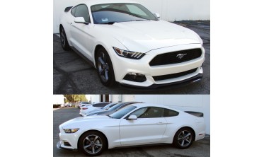 Сплиттер переднего бампера Ford Mustang 2015-2017 фото