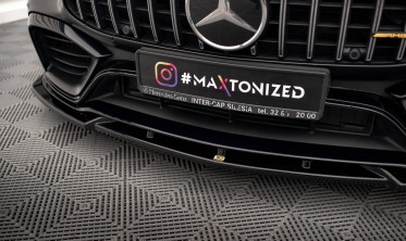 Тюнинговый передний диффузор под бампер Mercedes-AMG GT 63S 4 Door Coupe  Aero вер. 3 фото