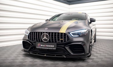 Тюнинговый передний диффузор под бампер Mercedes-AMG GT 63S 4 Door Coupe  Aero вер. 3 фото