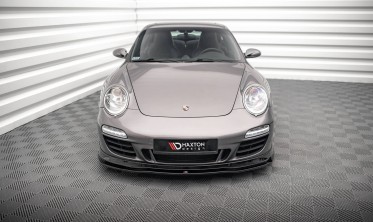 Диффузор под передний бампер Porsche 911 Carrera GTS 997 рестайл вер. 1 фото