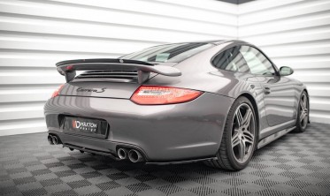Центральная накладка на задний бампер Porsche 911 Carrera / Carrera GTS 997 рестайл фото
