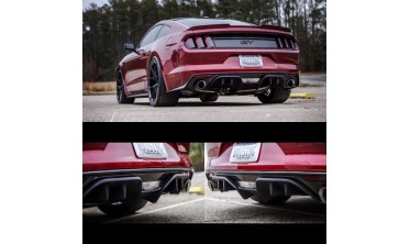 Дифузор заднього бампера Ford Mustang RTR style фото