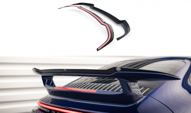 Тюнинг накладка на спойлер Porsche 911 Carrera Aero 992 фото