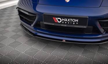 Накладка тюнінгова на передній бампер Porsche 911 Carrera Aero 992 вер. 1 фото