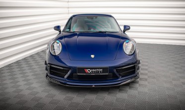 Диффузор на передний бампер Porsche 911 Carrera Aero 992 вер. 2 фото