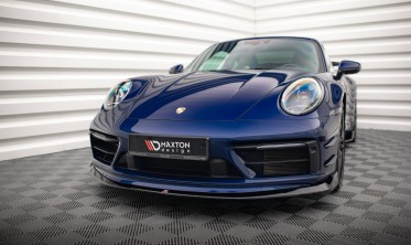 Диффузор на передний бампер Porsche 911 Carrera Aero 992 вер. 2 фото