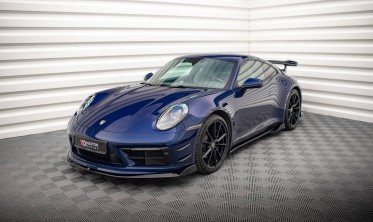 Диффузор на передний бампер Porsche 911 Carrera Aero 992 вер. 2 фото