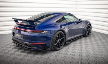 Бічні дифузори (лістви) на пороги Porsche 911 Carrera Aero 992 вер. 2 фото
