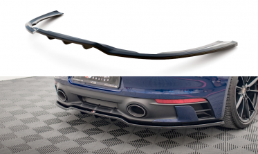 Накладка тюнінгова на задній бампер Porsche 911 Carrera Aero 992 вер. 1 фото