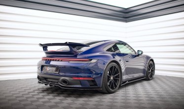 Тюнинговая накладка на задний бампер Porsche 911 Carrera Aero 992 вер. 1 фото