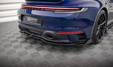 Диффузор на задний бампер Porsche 911 Carrera Aero 992 вер. 2 фото