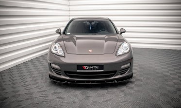 Диффузор на передний бампер Porsche Panamera / Panamera Diesel 970 вер. 2 фото