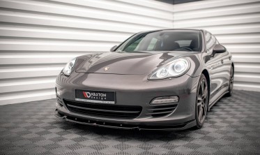 Диффузор на передний бампер Porsche Panamera / Panamera Diesel 970 вер. 2 фото
